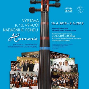Koncert a výstava v sídle Senátu k 10. výročí působení Nadačního fondu Harmonie